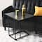 Household Essentials Jamestown Extendable C-Shaped End Table
